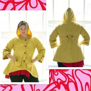 🧥 YELLOW OCHRE HOODED JACKET!! 🧥